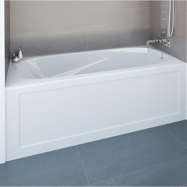 MRLN Phoenix 60" x 30" Alcove Soaking Bathtub Wayfair Canada